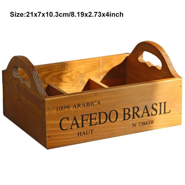 Wooden Flower Pots for Succulent Plants Nursery Garden Planter Window Box Flower Trough Pot