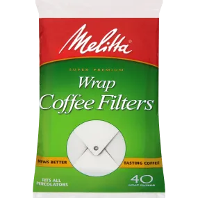 Wrap Filter Paper White - 40 Count