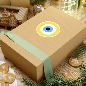 Yellow Blue Eye Sticker